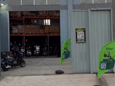 Fachada da loja física da Scooter & Cia em Hortolândia